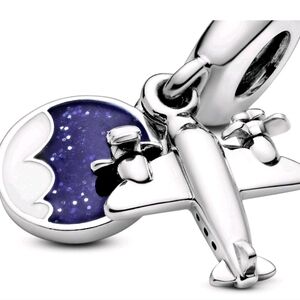 Pandora Airplane Sterling Silver Charm